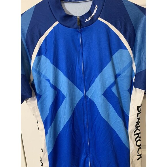 Jakroo BLACKROCK jersey Cycling bib‎ Mens Size L Blue